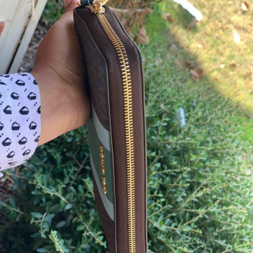 Michael kors jet set large central stripe wallet - Picture 4 of 5